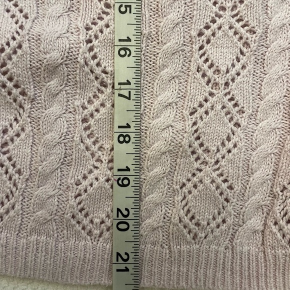 O’Neil soft pink sweater size large - Picture 3 of 5